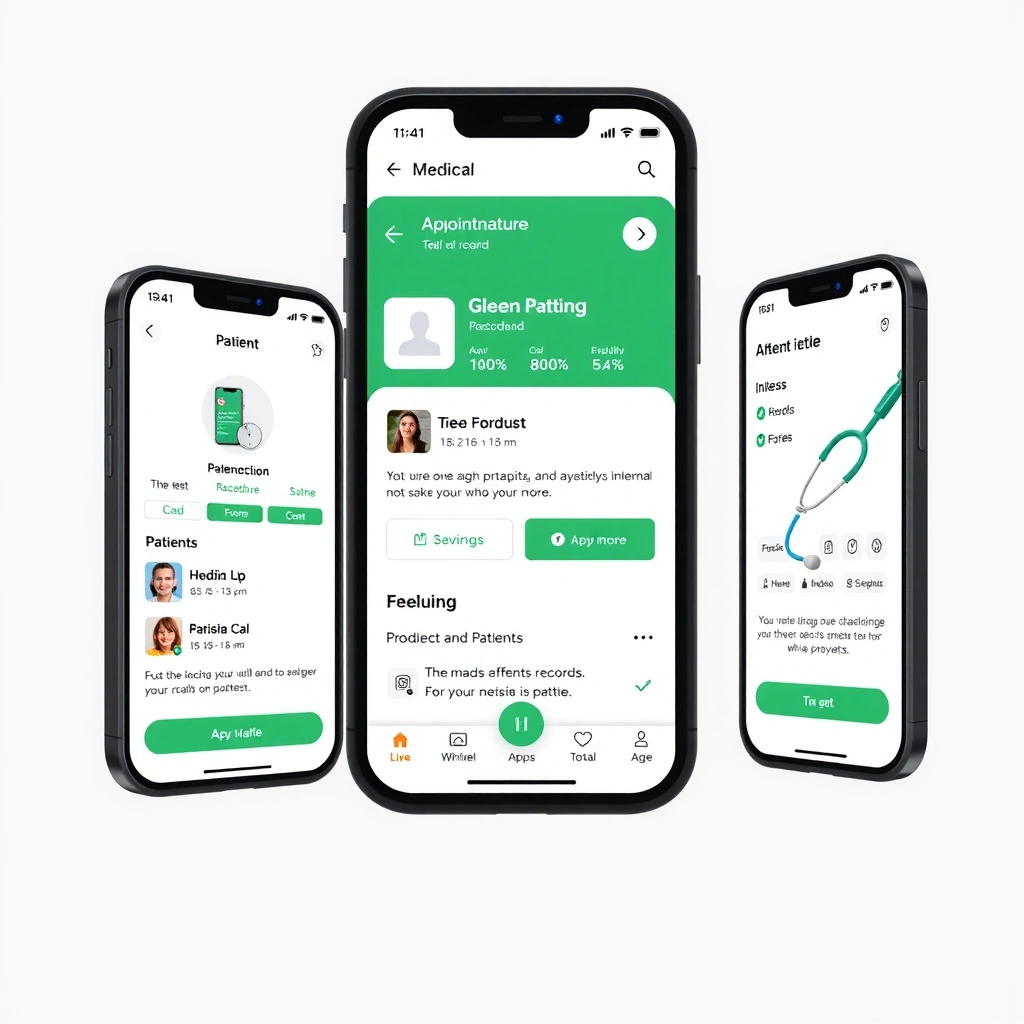 Healthcare Mobile App Interface