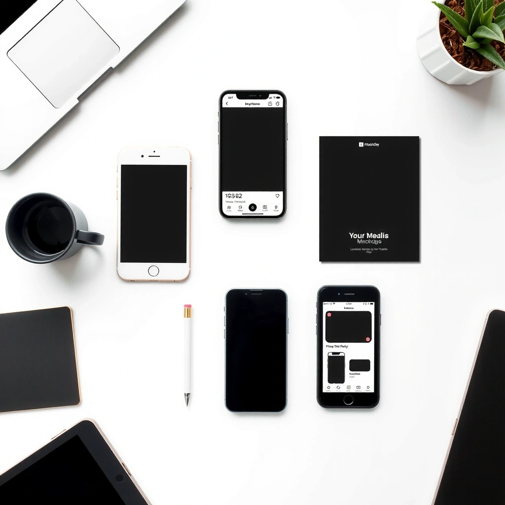 Mobile app design process for iOS and Android platforms