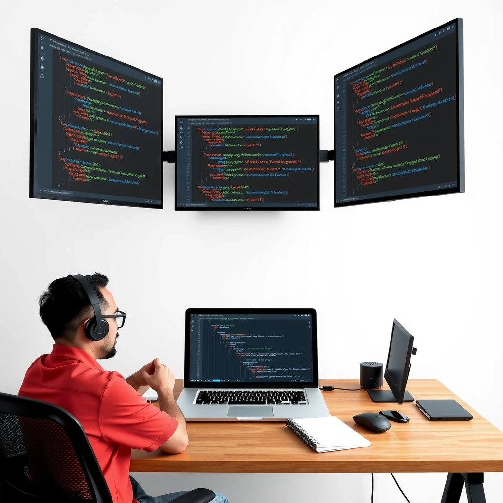 Modern web development with clean code and responsive design